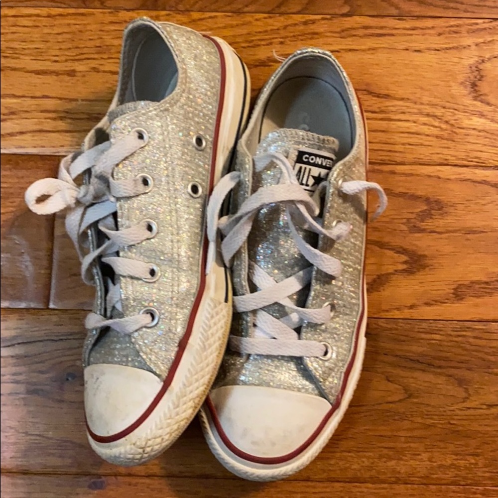 Glitter converse all stars size 1